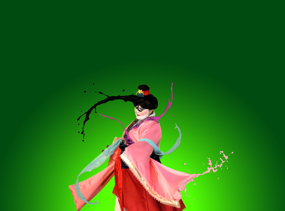 Graphic design work: Geisha